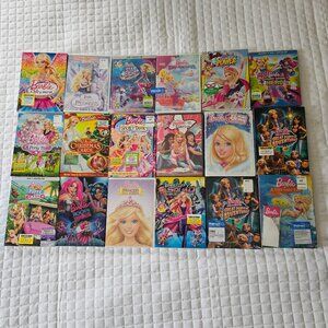 Barbie DVD Lot of 18 Movies Games New Old Stock NOS Y2K 2000s Sealed